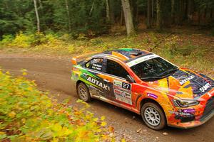 Sumit Panjabi / Michelle Rogers Mitsubishi Lancer Evo X on SS2, Bob Lake I.