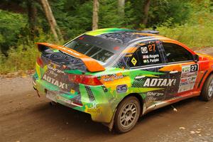 Sumit Panjabi / Michelle Rogers Mitsubishi Lancer Evo X on SS2, Bob Lake I.