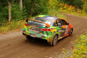 Sumit Panjabi / Michelle Rogers Mitsubishi Lancer Evo X on SS2, Bob Lake I.