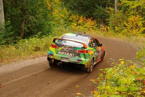 Sumit Panjabi / Michelle Rogers Mitsubishi Lancer Evo X on SS2, Bob Lake I.