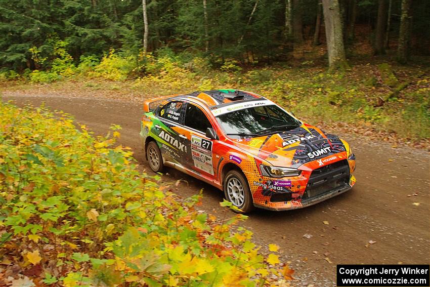 Sumit Panjabi / Michelle Rogers Mitsubishi Lancer Evo X on SS2, Bob Lake I.