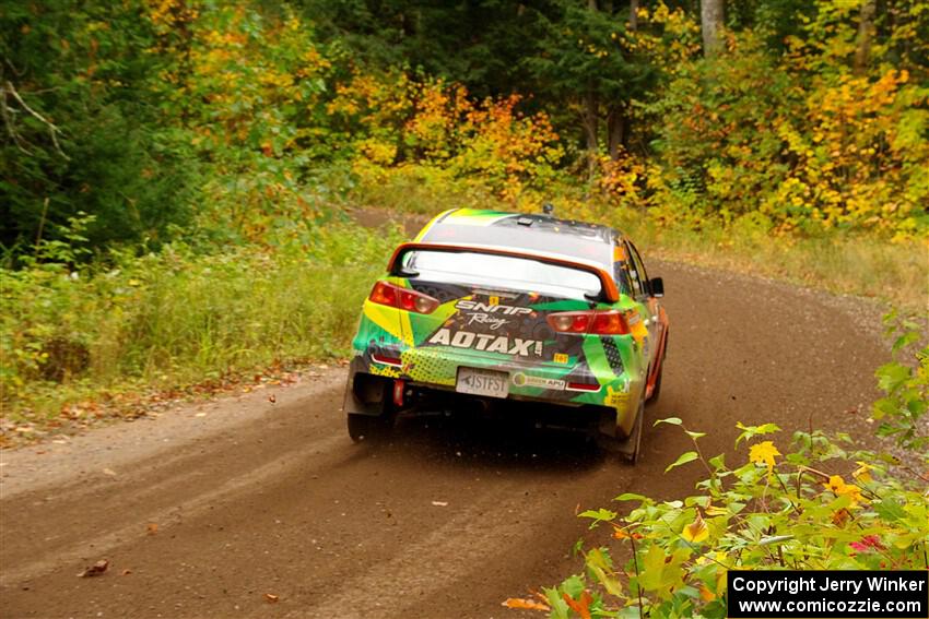 Sumit Panjabi / Michelle Rogers Mitsubishi Lancer Evo X on SS2, Bob Lake I.