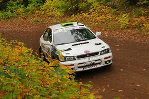 Jordon Haberer / Drew Staples Subaru Impreza on SS2, Bob Lake I.