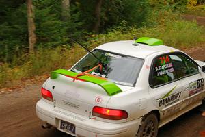 Jordon Haberer / Drew Staples Subaru Impreza on SS2, Bob Lake I.