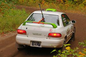 Jordon Haberer / Drew Staples Subaru Impreza on SS2, Bob Lake I.