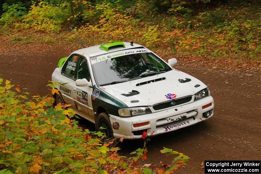 Jordon Haberer / Drew Staples Subaru Impreza on SS2, Bob Lake I.