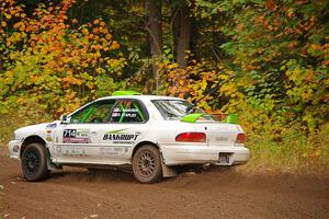 Jordon Haberer / Drew Staples Subaru Impreza on SS2, Bob Lake I.