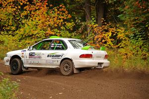 Jordon Haberer / Drew Staples Subaru Impreza on SS2, Bob Lake I.