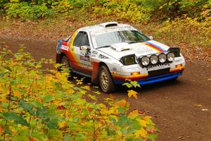 Kevin Schmidt / Kyle Roberts Mazda RX-7 on SS2, Bob Lake I.