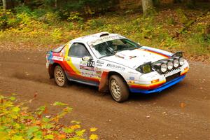 Kevin Schmidt / Kyle Roberts Mazda RX-7 on SS2, Bob Lake I.