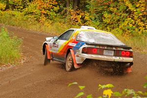 Kevin Schmidt / Kyle Roberts Mazda RX-7 on SS2, Bob Lake I.