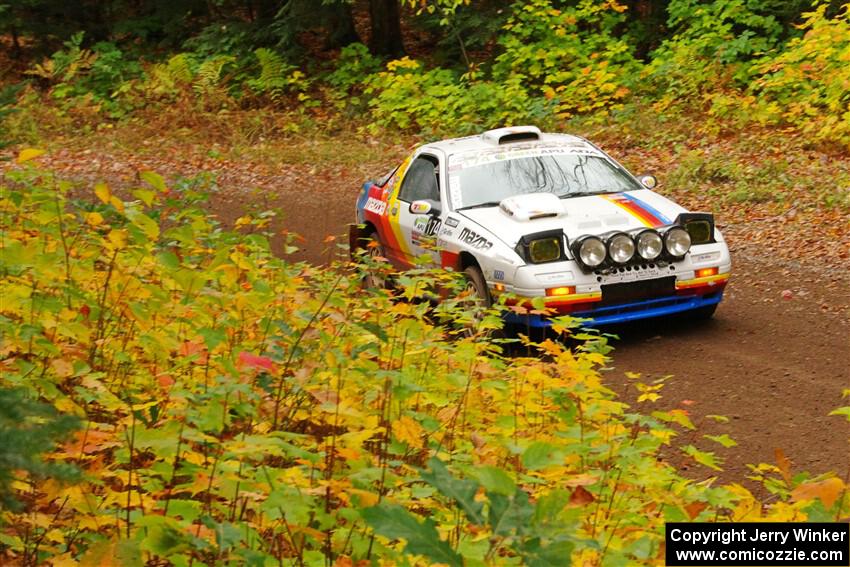 Kevin Schmidt / Kyle Roberts Mazda RX-7 on SS2, Bob Lake I.