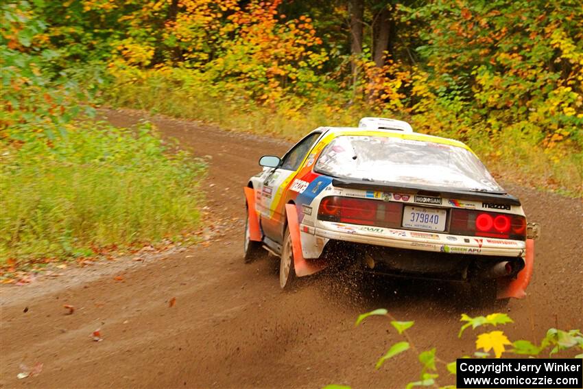 Kevin Schmidt / Kyle Roberts Mazda RX-7 on SS2, Bob Lake I.