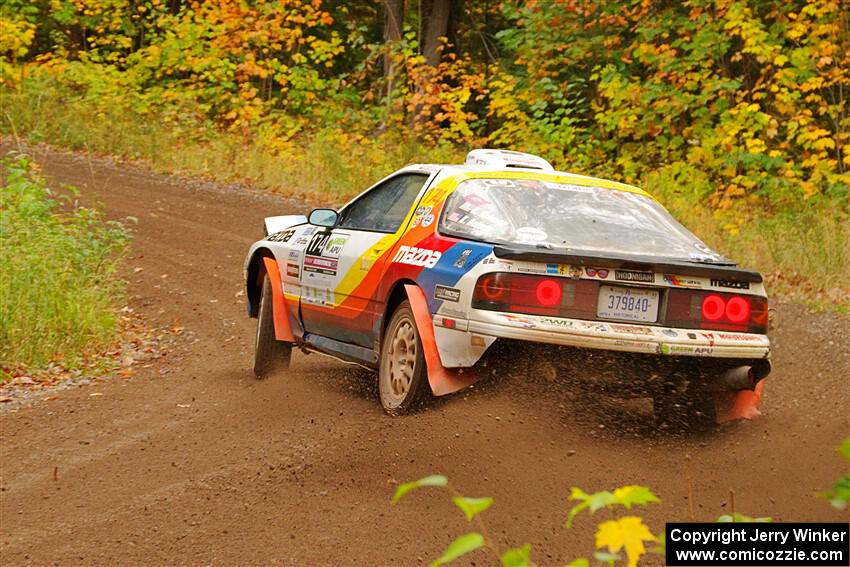 Kevin Schmidt / Kyle Roberts Mazda RX-7 on SS2, Bob Lake I.