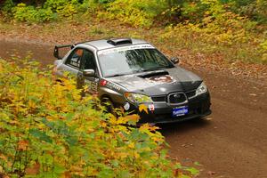 Scott Crouch / Ryan Scott Subaru WRX on SS2, Bob Lake I.