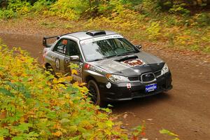 Scott Crouch / Ryan Scott Subaru WRX on SS2, Bob Lake I.