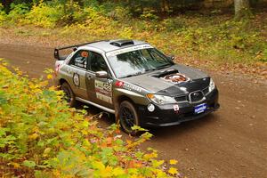 Scott Crouch / Ryan Scott Subaru WRX on SS2, Bob Lake I.