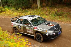 Scott Crouch / Ryan Scott Subaru WRX on SS2, Bob Lake I.