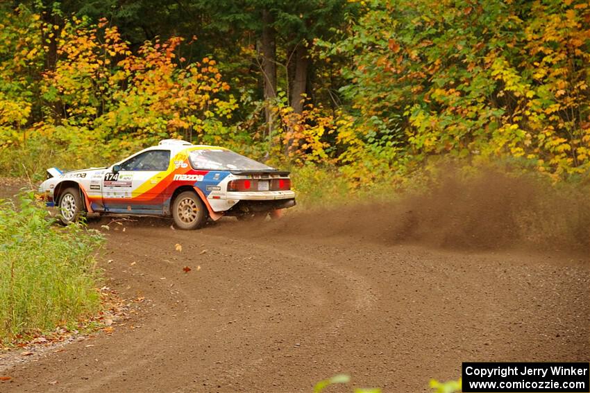 Kevin Schmidt / Kyle Roberts Mazda RX-7 on SS2, Bob Lake I.