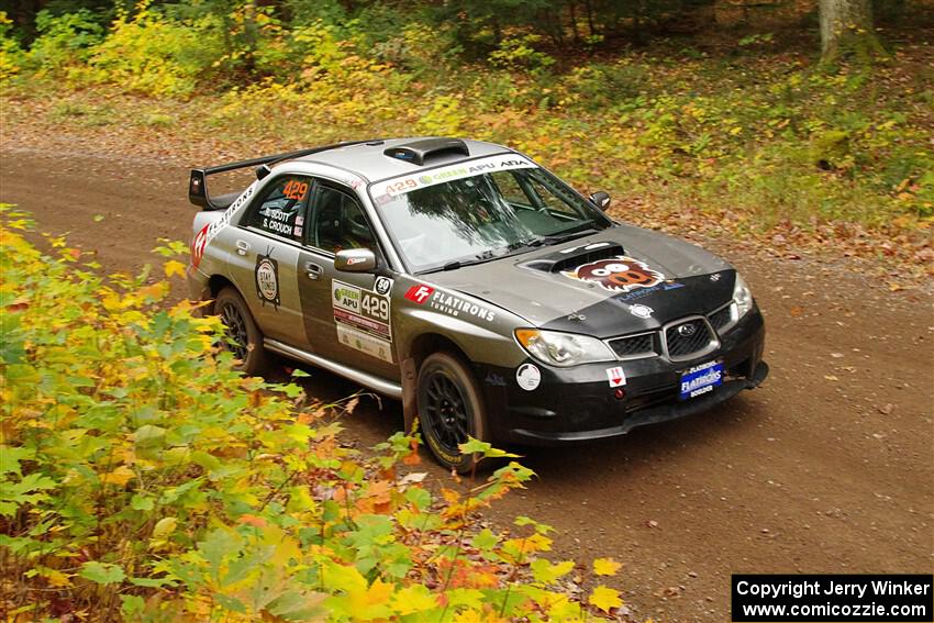 Scott Crouch / Ryan Scott Subaru WRX on SS2, Bob Lake I.