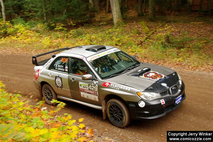 Scott Crouch / Ryan Scott Subaru WRX on SS2, Bob Lake I.