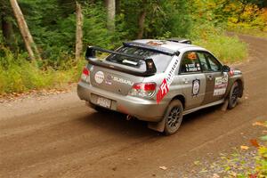 Scott Crouch / Ryan Scott Subaru WRX on SS2, Bob Lake I.