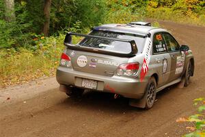 Scott Crouch / Ryan Scott Subaru WRX on SS2, Bob Lake I.