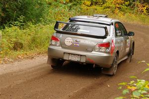 Scott Crouch / Ryan Scott Subaru WRX on SS2, Bob Lake I.