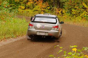 Scott Crouch / Ryan Scott Subaru WRX on SS2, Bob Lake I.