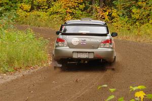 Scott Crouch / Ryan Scott Subaru WRX on SS2, Bob Lake I.