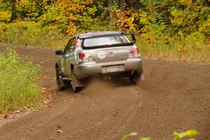 Scott Crouch / Ryan Scott Subaru WRX on SS2, Bob Lake I.