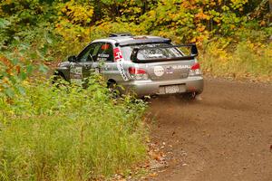 Scott Crouch / Ryan Scott Subaru WRX on SS2, Bob Lake I.