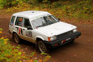 Steven Olona / Lauren Olona Toyota Tercel RWD on SS2, Bob Lake I.