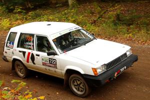 Steven Olona / Lauren Olona Toyota Tercel RWD on SS2, Bob Lake I.