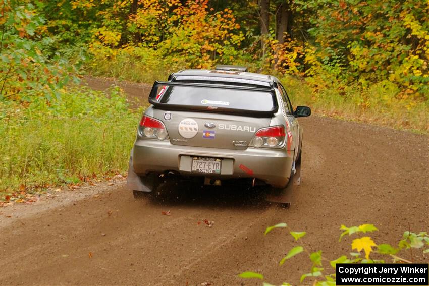 Scott Crouch / Ryan Scott Subaru WRX on SS2, Bob Lake I.