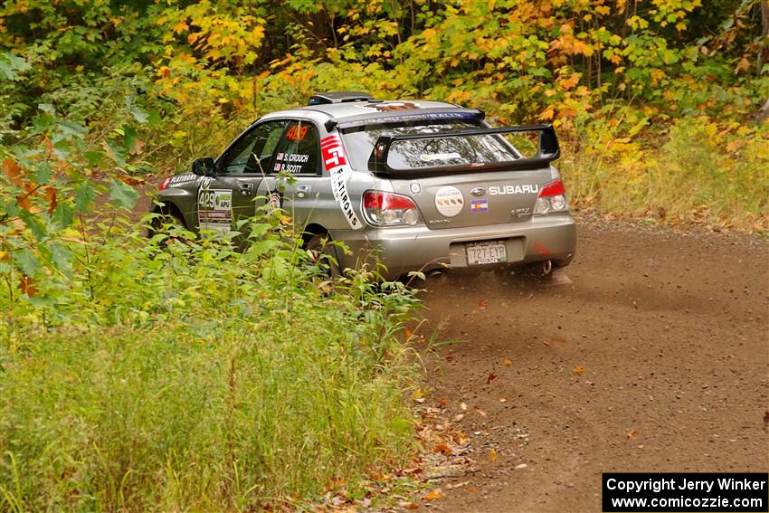 Scott Crouch / Ryan Scott Subaru WRX on SS2, Bob Lake I.