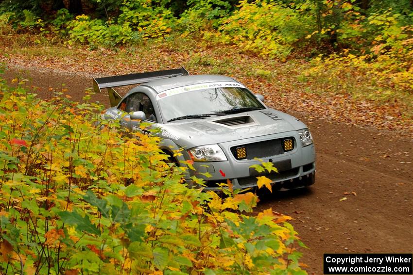 Adam VanDamme / Andrew Herron Audi TT on SS2, Bob Lake I.