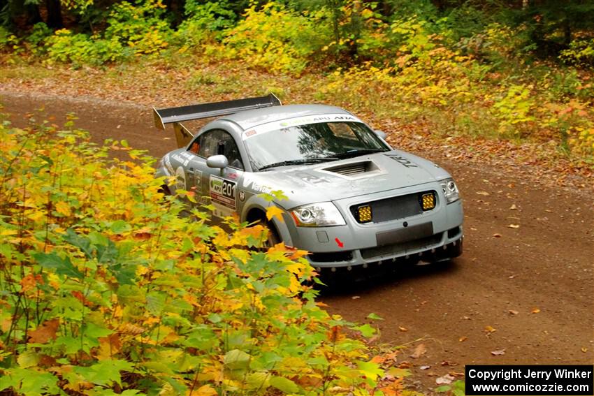 Adam VanDamme / Andrew Herron Audi TT on SS2, Bob Lake I.