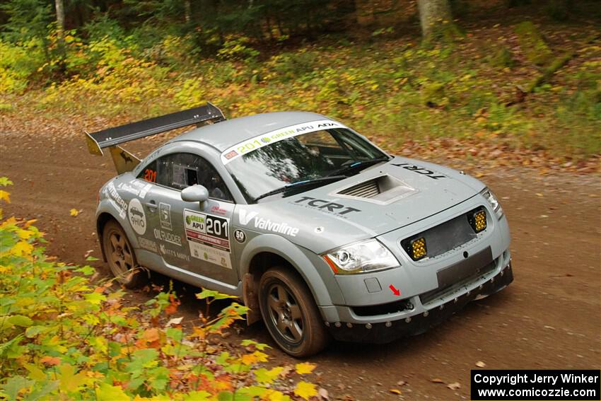 Adam VanDamme / Andrew Herron Audi TT on SS2, Bob Lake I.