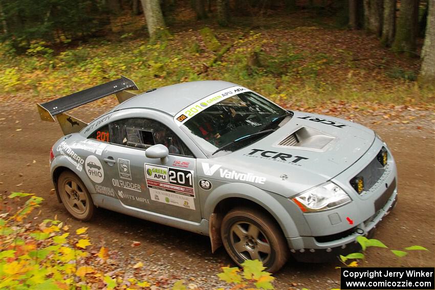 Adam VanDamme / Andrew Herron Audi TT on SS2, Bob Lake I.