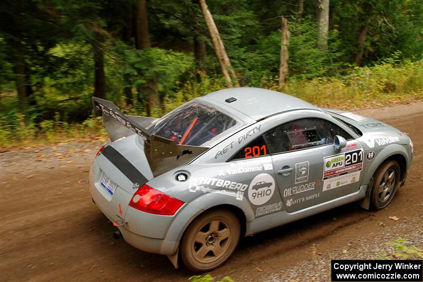 Adam VanDamme / Andrew Herron Audi TT on SS2, Bob Lake I.