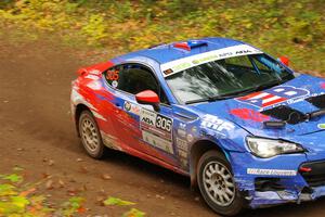 Santiago Iglesias / R.J. Kassel Subaru BRZ on SS2, Bob Lake I.