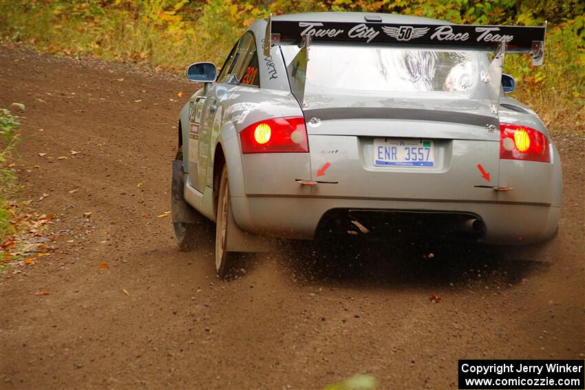 Adam VanDamme / Andrew Herron Audi TT on SS2, Bob Lake I.