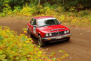 Levi Johnson / Griffin Johnson BMW 325e on SS2, Bob Lake I.