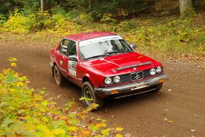 Levi Johnson / Griffin Johnson BMW 325e on SS2, Bob Lake I.