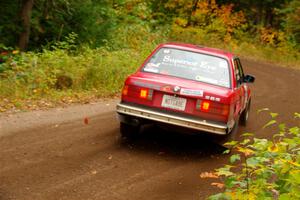 Levi Johnson / Griffin Johnson BMW 325e on SS2, Bob Lake I.