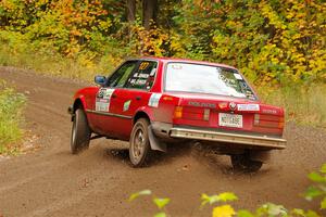 Levi Johnson / Griffin Johnson BMW 325e on SS2, Bob Lake I.