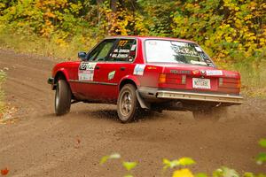 Levi Johnson / Griffin Johnson BMW 325e on SS2, Bob Lake I.