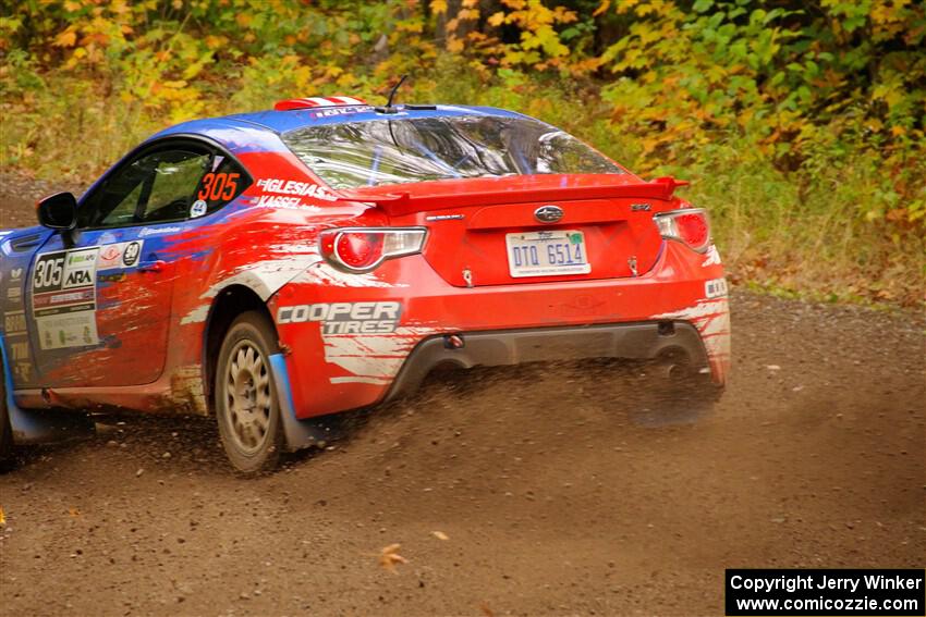 Santiago Iglesias / R.J. Kassel Subaru BRZ on SS2, Bob Lake I.