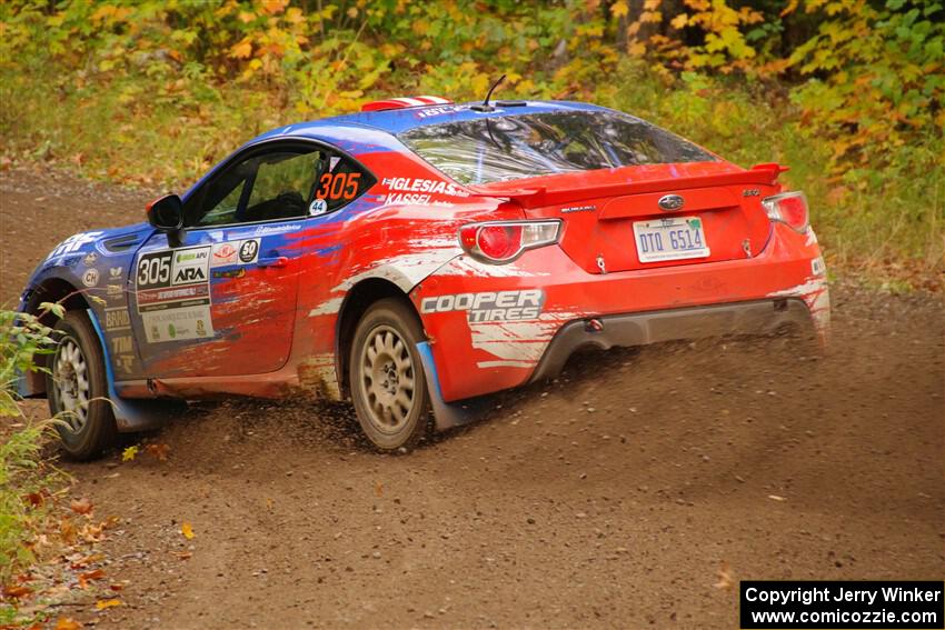 Santiago Iglesias / R.J. Kassel Subaru BRZ on SS2, Bob Lake I.